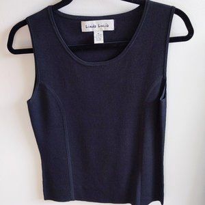 Linda Lucia Black Top